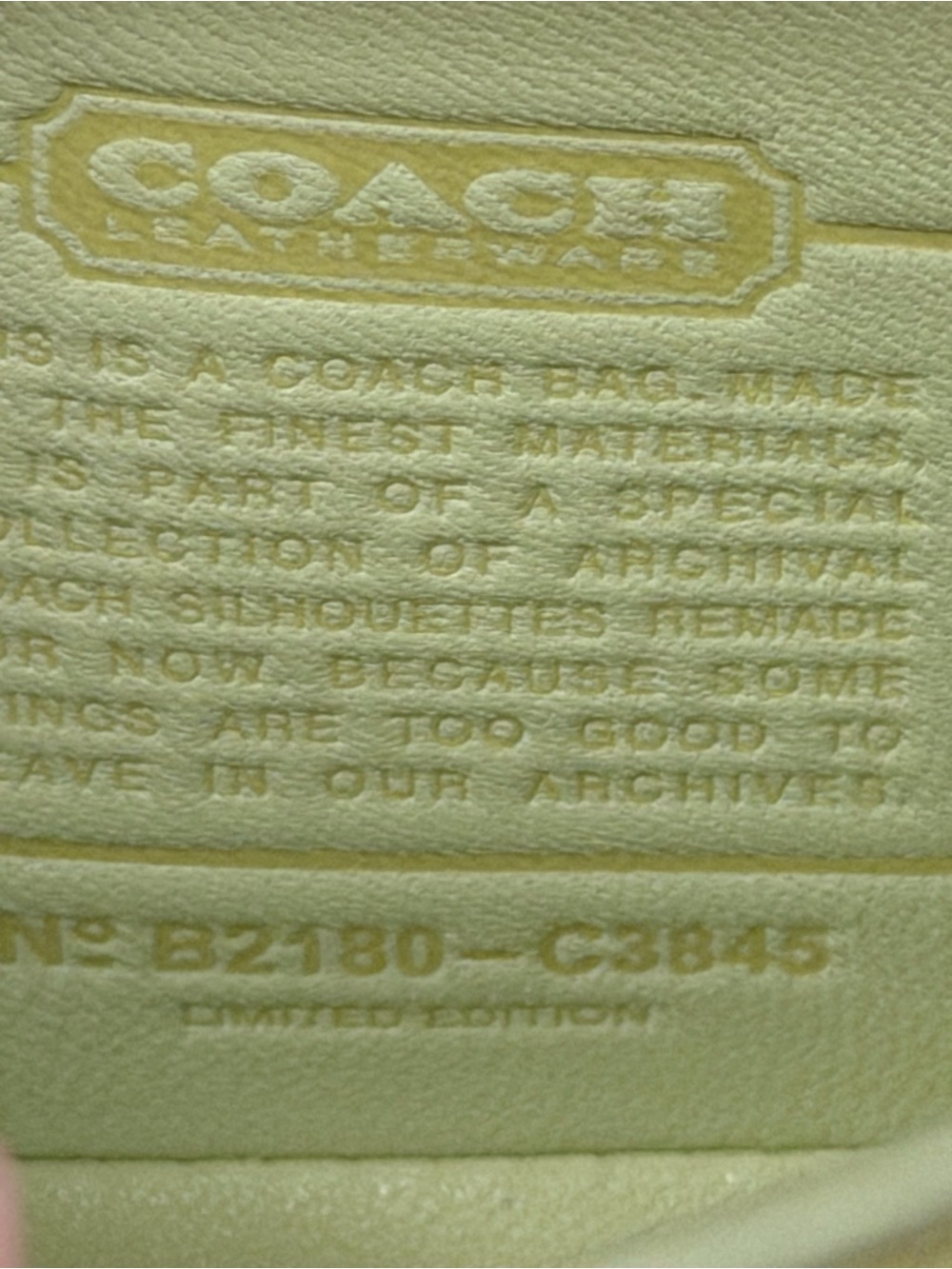 Yellow Coach Turnlock Clutch 20 - Picture 10 of 12
